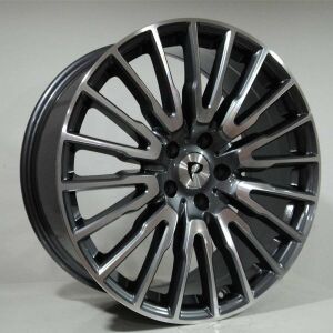 BK-5195 8.5x20inç 5x112 ET35 66.6 GUN MACHİNED  REPLİKA Çelik Jant