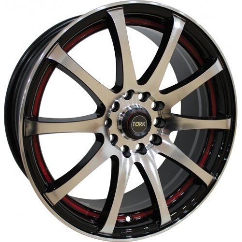 Megatork TORK 355 6.0X14inç 4x100/108 Black Under Red Çelik Jant