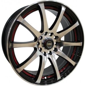 Megatork TORK 355 6.0X14inç 4x100/108 Black Under Red Çelik Jant
