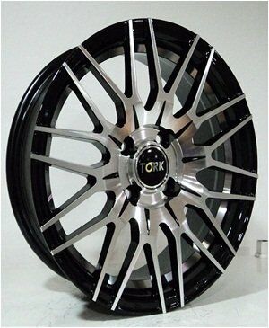 Megatork TORK 3265 6.5x15inç 4x100 et35 73.1 Black Machined Çelik Jant