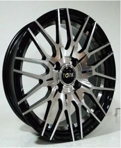 Megatork TORK 3265 6.5x15inç 4x100 et35 73.1 Black Machined Çelik Jant