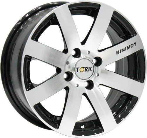 Megatork TORK 823 5.5X13inç 4x100 Black Machined Çelik Jant