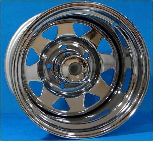Megatork TORK  LX027 8x15inç 6x139.7 Saç Krom Çelik Jant