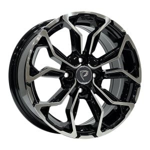 BK 1058 7X17İNÇ  5X114.3 ET40 66.1 BLACK MACHINED XL ÇELİK JANT