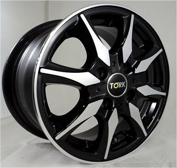 Megatork TORK 3127 6x14inç 4x100 Black Machined Çelik Jant