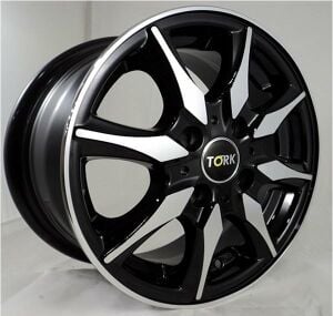 Megatork TORK 3127 6x14inç 4x100 Black Machined Çelik Jant
