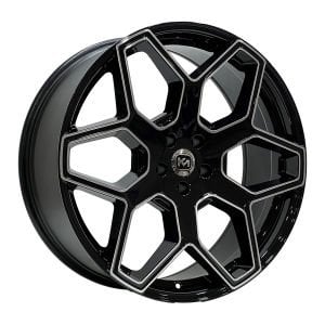 KM 3122 9X22İNÇ  5X112 ET24 66.45 B/D ÇELİK JANT