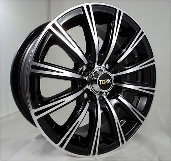 Megatork TORK 3178 5.5x13inç 4x100 Black Machined Çelik Jant