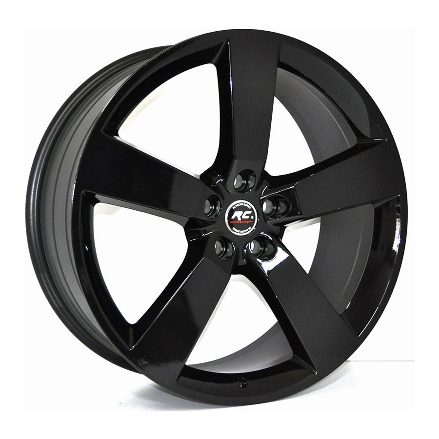 RCR 381 9X22İNÇ  5X120 ET44.5 72.6 BLACK ÇELİK JANT
