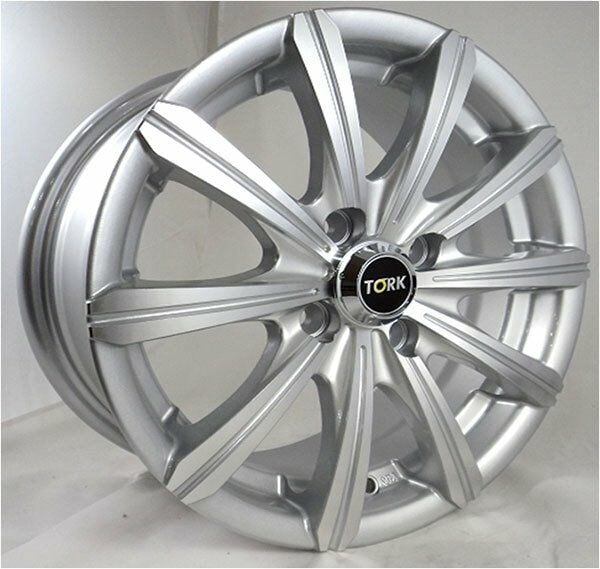 Megatork TORK 3183 5.5x13inç 4x100 Silver Machined Çelik Jant