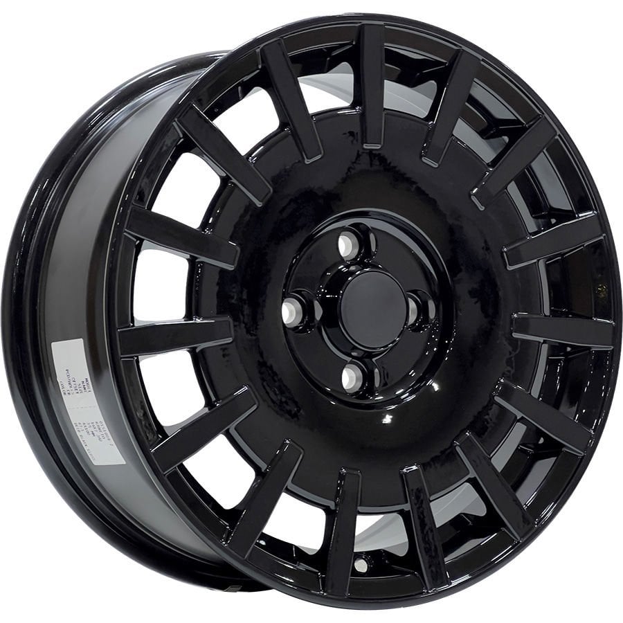 SNC 1008 7X16 inç 4X100 ET35 67.1 DEEP BLACK GLOSS ÇELİK JANT