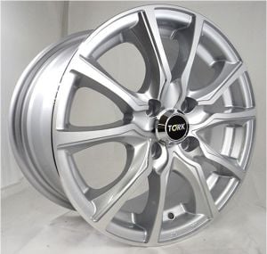 Megatork TORK 3186 6x14inç 4x100 Silver Machined Çelik Jant