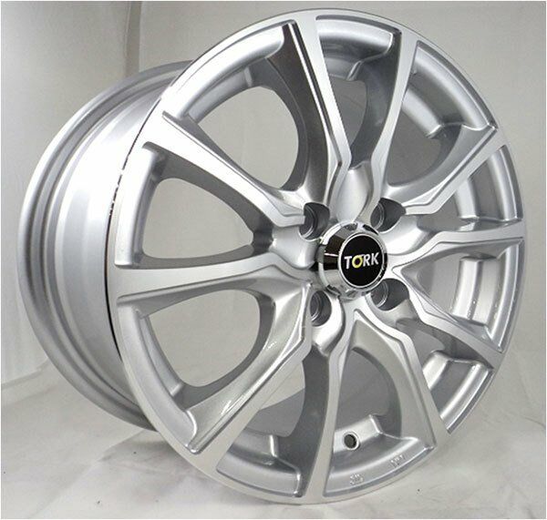 Megatork TORK 3186 6.5x15inç 4x100 Silver Machined Çelik Jant