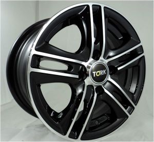 Megatork TORK 4801 5.5x14inç 4x100 Black Machined Çelik Jant