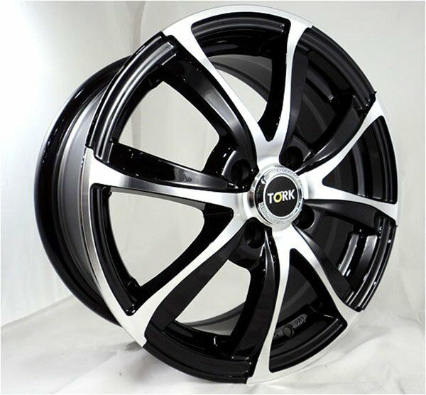 Megatork TORK 4813 6.0x15inç 4x100 Black Machined Çelik Jant
