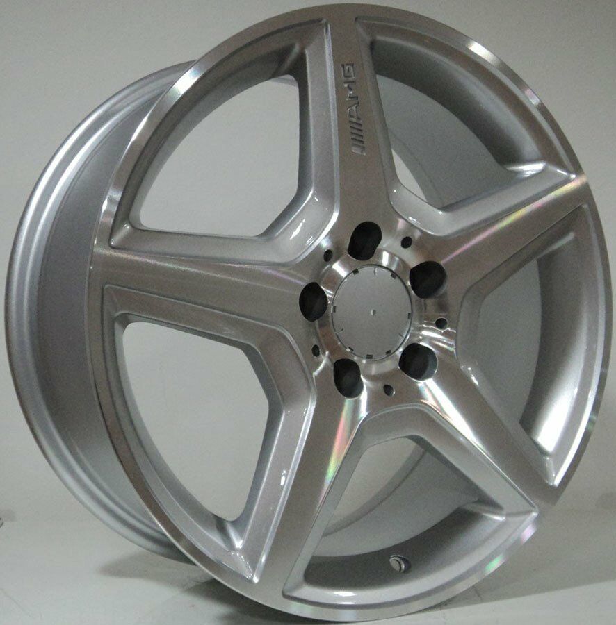 Slk SLK 1175 8x18inç 5x112 Silver Machined MERCEDES Replika Çelik Jant