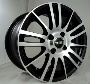 Megatork TORK 615 6x14inç 4x100 Black Machined Çelik Jant