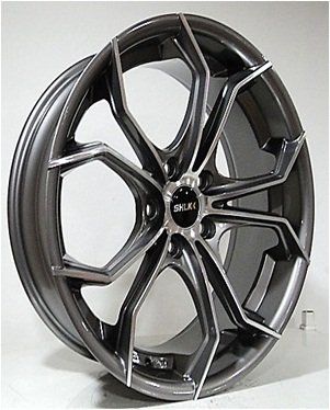 SLK Slk 1600 8.5x18inç 5x112 et45 73.1 Gun Machined Çelik Jant
