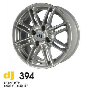 DJ 394 6x14inç 4x100 et35 67.1 Black Daimond Çelik Jant