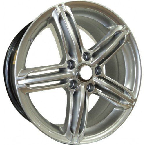 Powcan BK 434 7.5x17inç 5x112 Hyper Silver AUDI Replika Çelik Jant