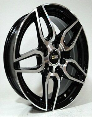 Megatork TORK 3268 6.5x15inç 4x100 et35 73.1 Black Machined Çelik Jant