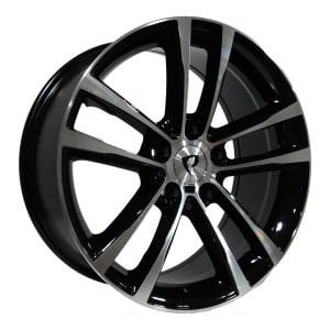 BK 5229 8x17inç 5x120 ET34 72.56 BLACK Machıned Replika Çelik Jant