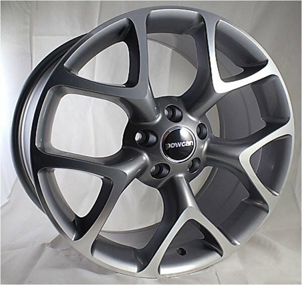 Powcan BK 518 8x18inç 5x112 Gun Machined Çelik Jant