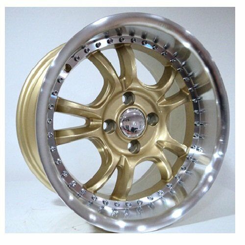 Powcan BK 655 8x15inç 4x100 Gold  Machined Çelik Jant