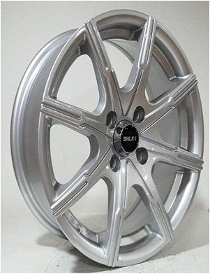 SLK Slk 1601 6.5x15inç 4x100 et35 73.1 Sılver Machined Çelik Jant