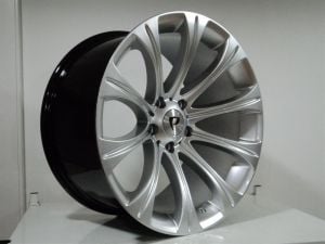 BK 027 10x19inç 5x120 ET20 74.1 HYPER SILVER Machıned Replika Çelik Jant