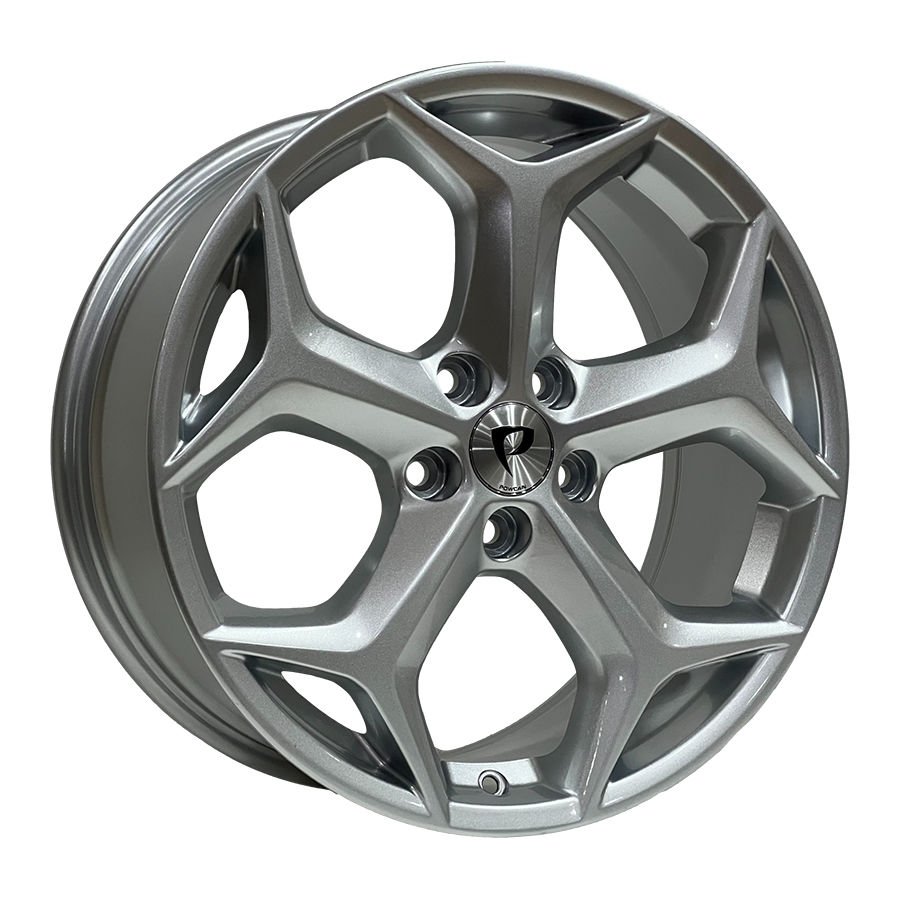 BKY 0063 8X18İNÇ  5X108 ET55 63.4 SHINY SILVER XL ÇELİK JANT