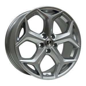 BKY 0063 8X18İNÇ  5X108 ET55 63.4 SHINY SILVER XL ÇELİK JANT