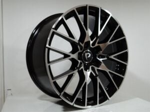 Powcan BK 5441 9x19inç 5x120 BLACK Machined Replika Çelik Jant