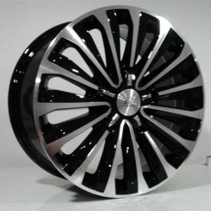 TL-1411 8x18inç 5x112 ET48 57.1 BLACK  REPLİKA Çelik Jant