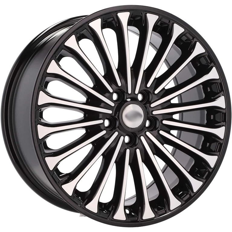 BK 0056 8X18İNÇ  5X108 ET55 63.4 BLACK MACHINED XL ÇELİK JANT