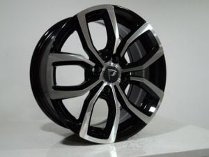 BK 5711 6.5x15inç 4x100 ET38 60.1 BLACK Machined Çelik Jant