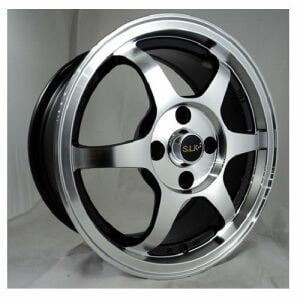 Slk SLK 9021 6x14inç 4x100 Black Machined Çelik Jant