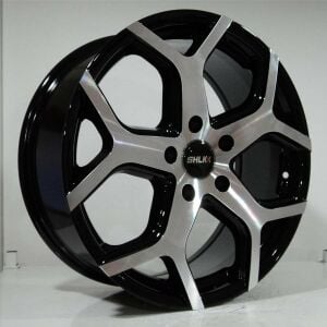 SLK-1733 7.5x18inç 5x120 ET45 65.1 SILVER Machıned Replika Çelik Jant