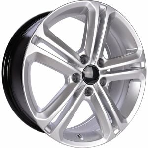 BK 919 8.5x19inç 5x112 et45 57.1 HYPER SILVER  Machined Çelik Jant