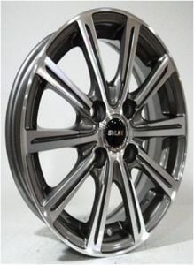 SLK Slk 1662 5.5x14inç 4x100 et38 73.1 Gun Machined Çelik Jant
