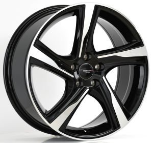 PRO 85080 8X18İNÇ  5X108 ET45 67.1 BLACK MACHINED XL ÇELİK JANT