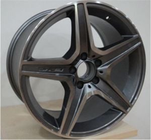 Powcan BK 105 8.5x18inç 5x112 Gun Machined Mercedes Replika Çelik Jant