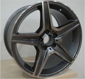 Powcan BK 105 9.5x18inç 5x112 Gun Machined Mercedes Replika Çelik Jant