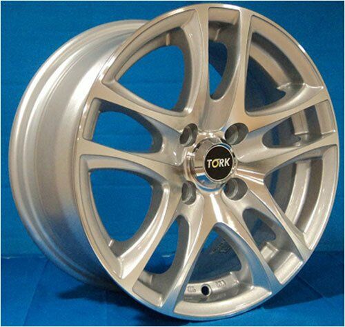 Megatork TORK 3104 6.5X15inç 4x100 Silver Machined Çelik Jant