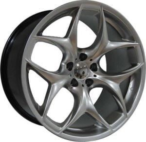 Powcan BK 215 11.5x21inç 5x120 Hyper Silver BMW X5 ARKA Replika Çelik Jant