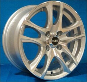 Megatork TORK 3104 5.5x13inç 4x114.3 Silver Machined Çelik Jant