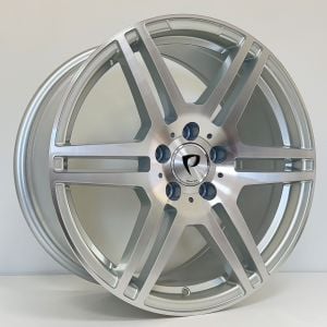 BK 3S1244 9X18İNÇ  5X112 ET54 66.56 SILVER MACHINED XL ÇELİK JANT
