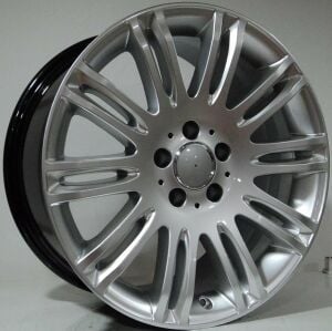POWCAN BK-590 9x18inç 5x112 ET38 66.56 BLACK Machıned Replika Çelik Jant