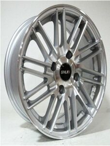 SLK Slk 2077 6.5x15inç 4x100 et35 73.1 Sılver Machined Çelik Jant