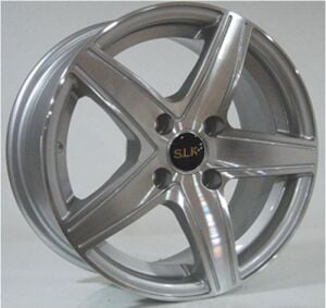 Slk SLK 1105 6x14inç 4x108 Silver Machined Çelik Jant